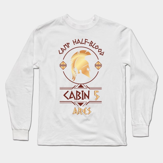 Cabin #5 in Camp Half Blood, Child of Ares – Percy Jackson inspired design Long Sleeve T-Shirt by NxtArt